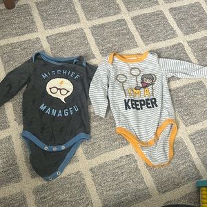 Harry Potter onsies 3-6 months